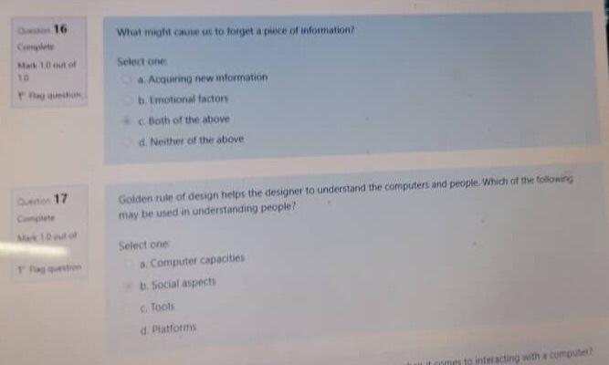 Solved Question 9 Complete Mark 0.0 out of 10 The start of | Chegg.com