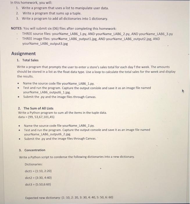 Solved In this homework, you will: 1. Write a program that | Chegg.com