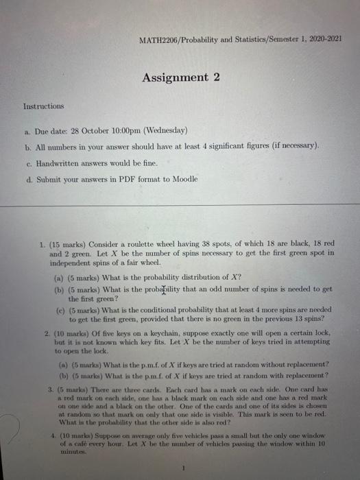 Probability homework 1 answers picture