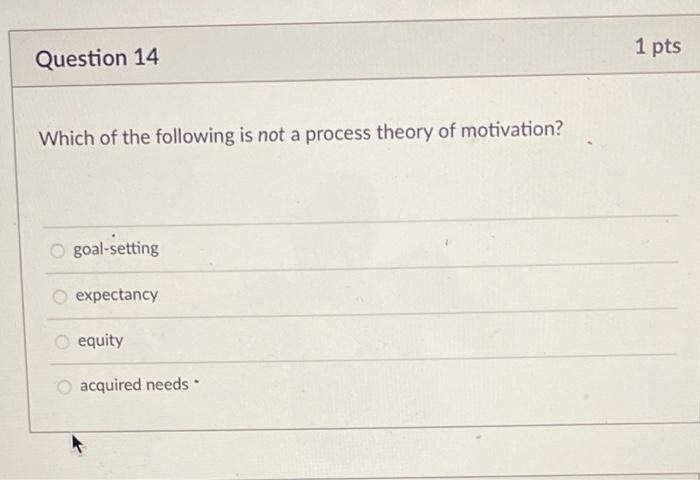 Solved 1 Pts Question 14 Which Of The Following Is Not A | Chegg.com