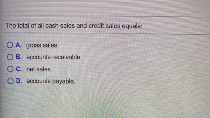 solved-the-total-of-all-cash-sales-and-credit-sales-equals-chegg