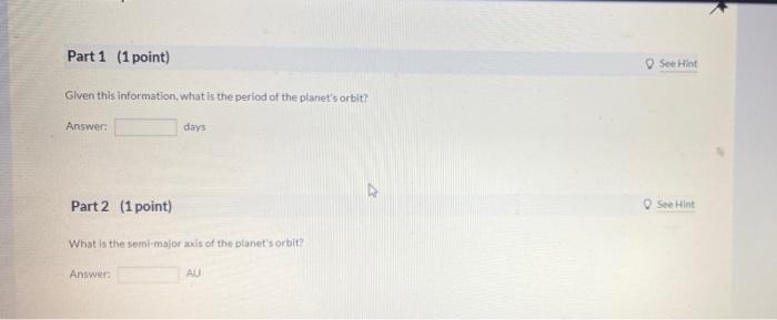 Solved 1st attempt Part 1 (1 point) See Hint Given this | Chegg.com