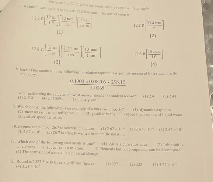 solved-for-questions-7-12-select-the-single-corred-response-chegg
