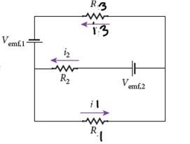 Solved RB W 13 Vemf.1 12 R2 Vemf.2 RI | Chegg.com