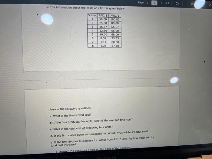 Solved Production Costs Analysis Assignment Total: 20 Points | Chegg.com