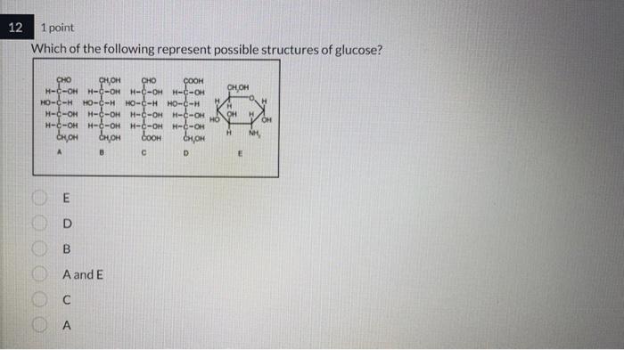 Solved Which of the following represent possible structures | Chegg.com