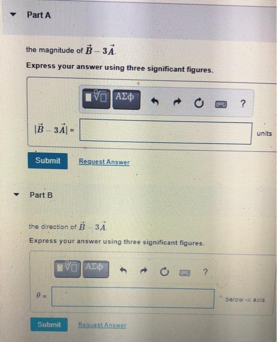 Solved For the vectors shown in the figure, determine | Chegg.com