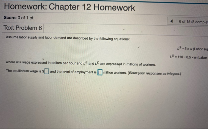 Solved Homework: Chapter 12 Homework Score: 0 of 1 pt Text | Chegg.com
