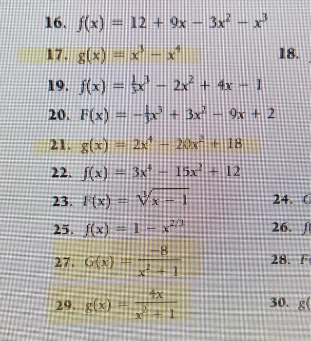 Solved EXERCISE SET 1.7 ПН. - Differentiate each function