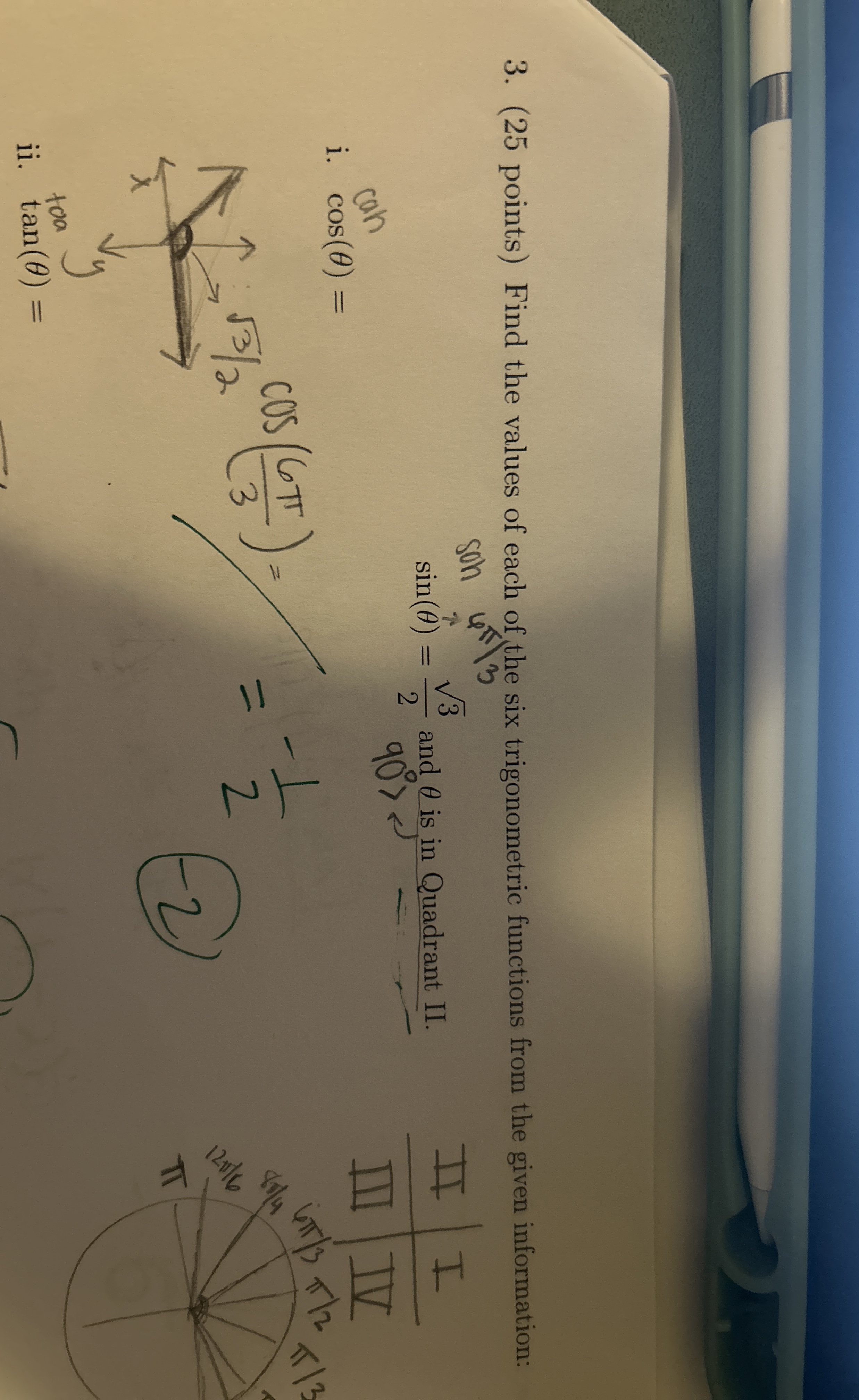 Points Find The Values Of Each Of The Six Chegg Com