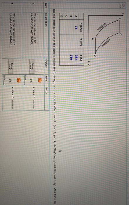 Solved T(K) 323 Use the information given in the table to | Chegg.com
