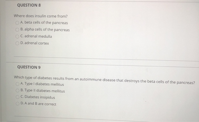QUESTION 2 Which of the following statements are true