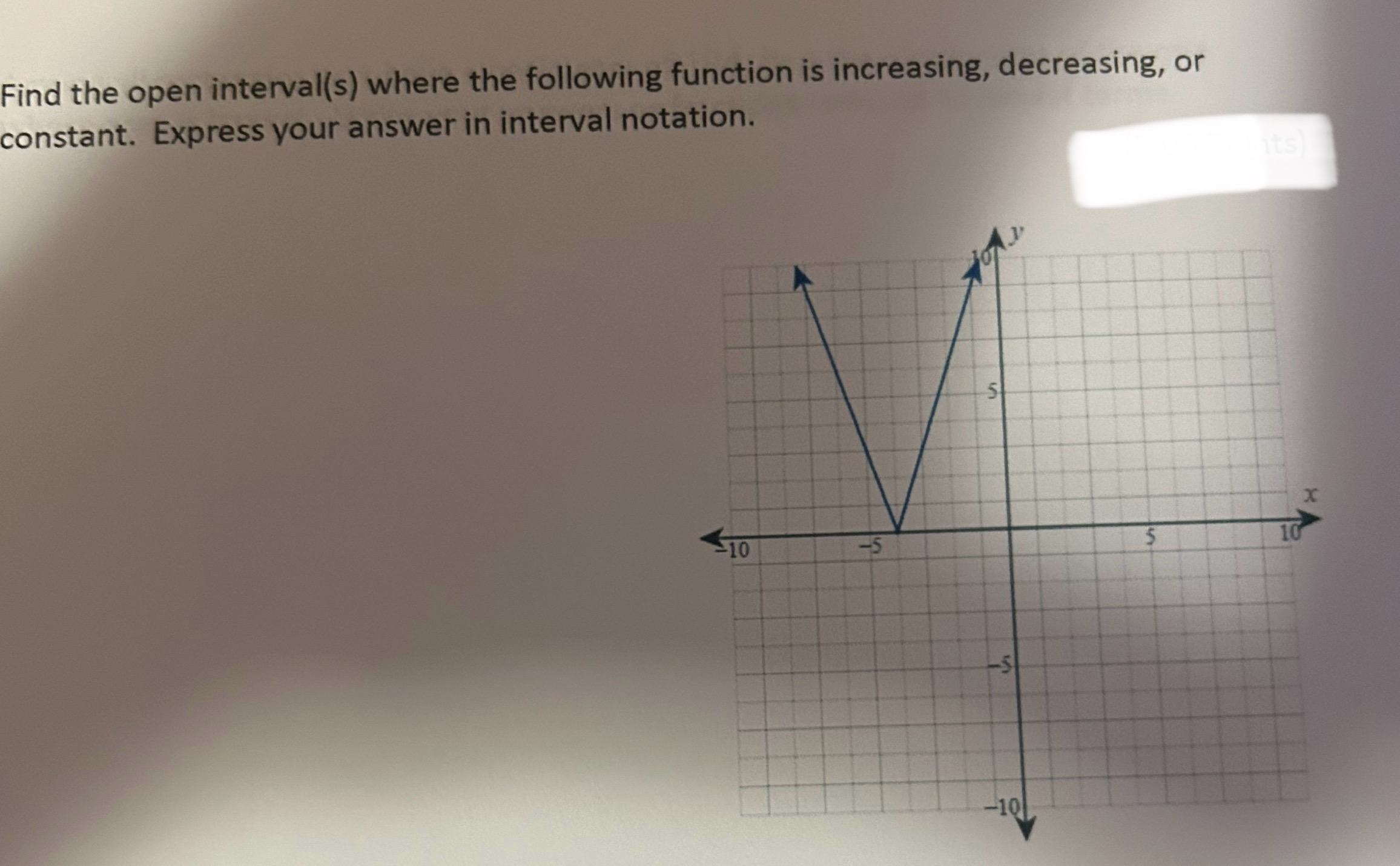 Solved Find the open interval(s) ﻿where the following | Chegg.com