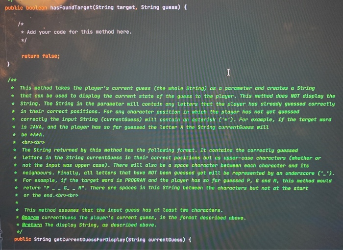 Solved The file hangman.java contains a game of Hangman. You | Chegg.com