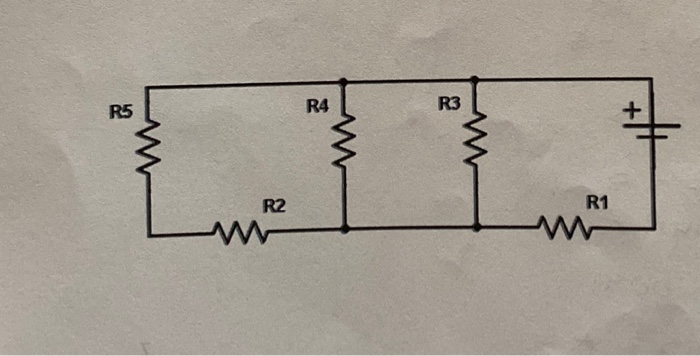 Solved R5 R4 R3 R2 R1 AV1 5.0 Table 3 (5 points) - 6 . 6 % | Chegg.com