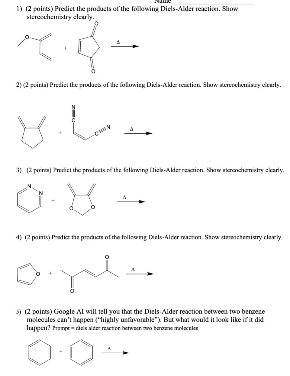 Solved Solve questions for 1-5. ﻿Please and thank you so | Chegg.com
