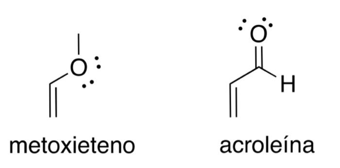 Solved : 0 I metoxieteno acroleína | Chegg.com