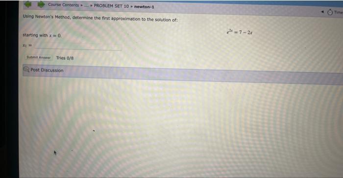 [solved] Using Newtons Method Determine The First Ap