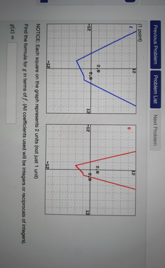 Solved Previous Problem Problem List Next Problem (1 point) | Chegg.com