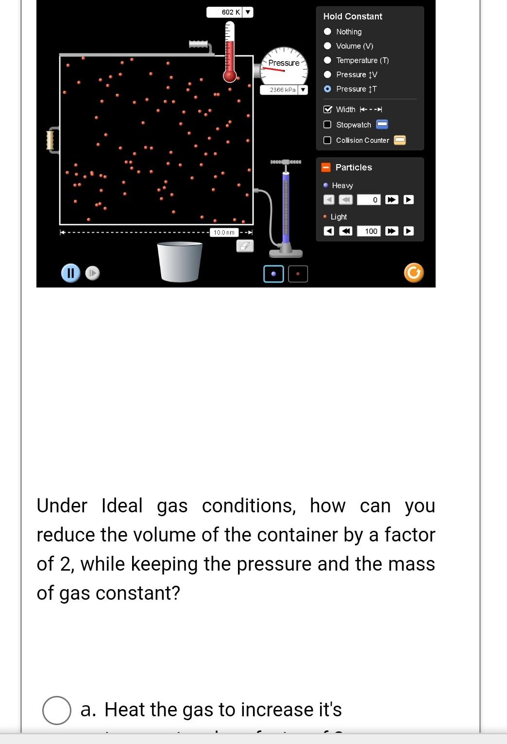 Solved Two ideal gases have the same density and the same