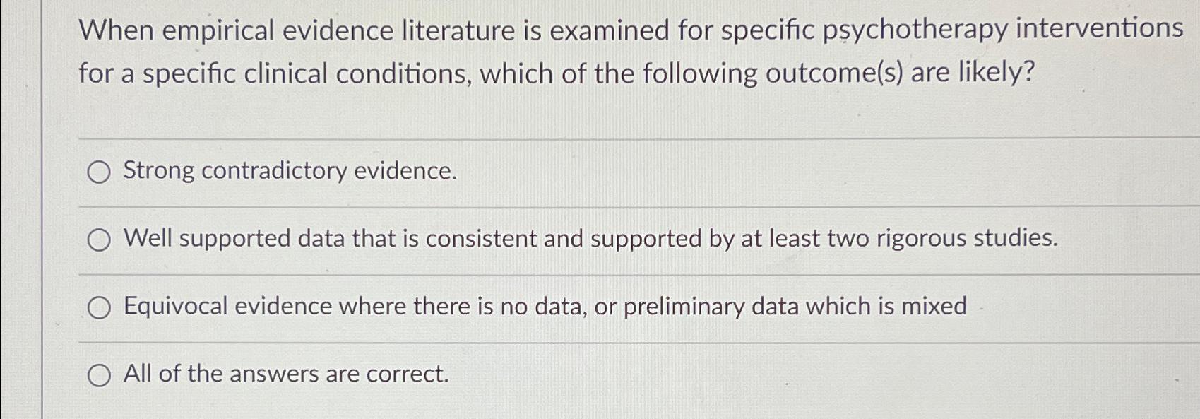 empirical research in apa does not need literature review