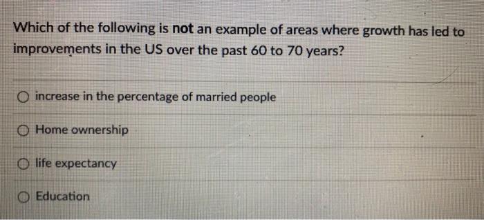 Solved Which of the following is not an example of areas | Chegg.com