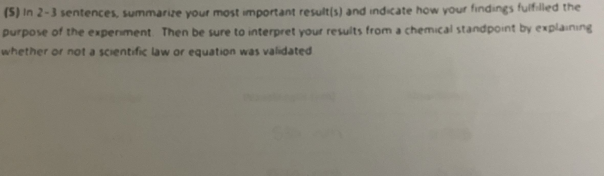 Solved (5) ﻿In 23 ﻿sentences, summarize your most important