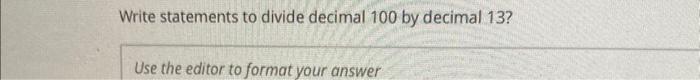 write 13 100 as a decimal