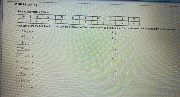 Solved Question 1 V Size If The Elements Vare In Rando Chegg Com