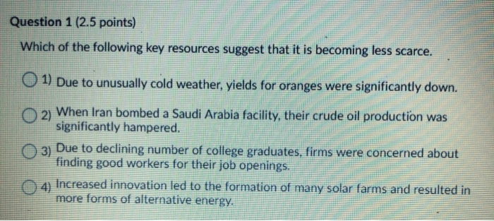 Solved Question 1 (2.5 points) Which of the following key | Chegg.com