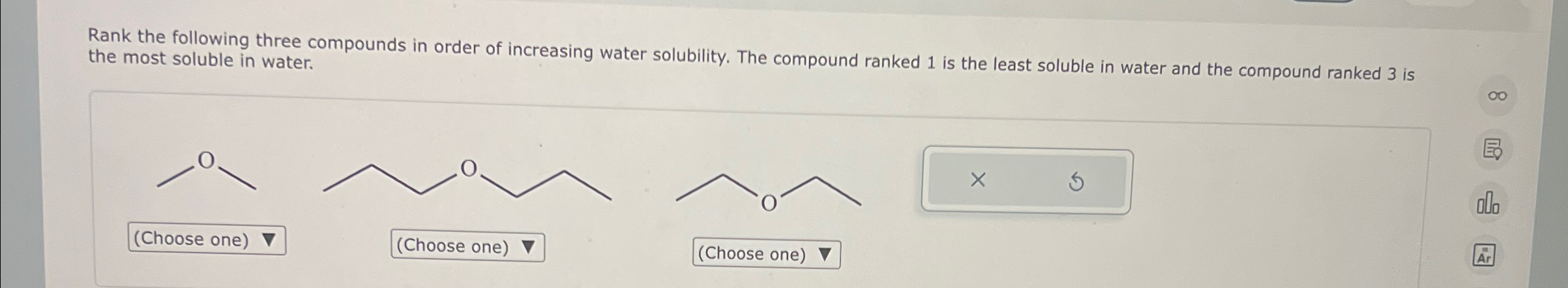 Solved Rank the following three compounds in order of | Chegg.com