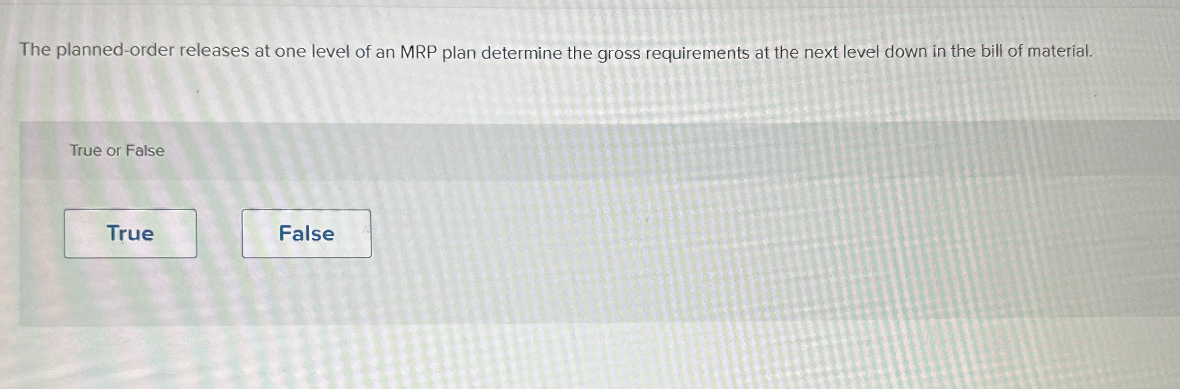 Solved The planned-order releases at one level of an MRP | Chegg.com