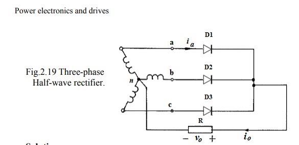 Solved Example 2.6 Power is supplied to a load resistor R | Chegg.com