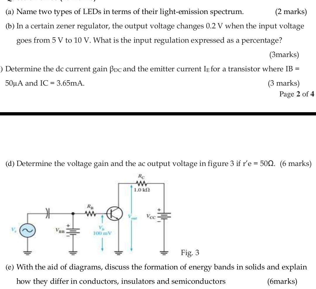 Solved (a) Find VCE,VBE And VCB In Both Circuits Of Figure | Chegg.com