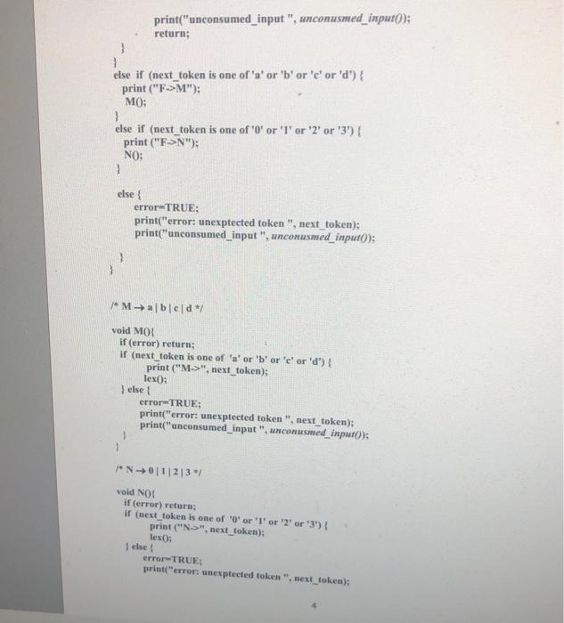 Solved Assignment #3 Parser Application To be done in groups | Chegg.com