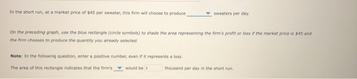 In the short run, at a market price of $45 per | Chegg.com