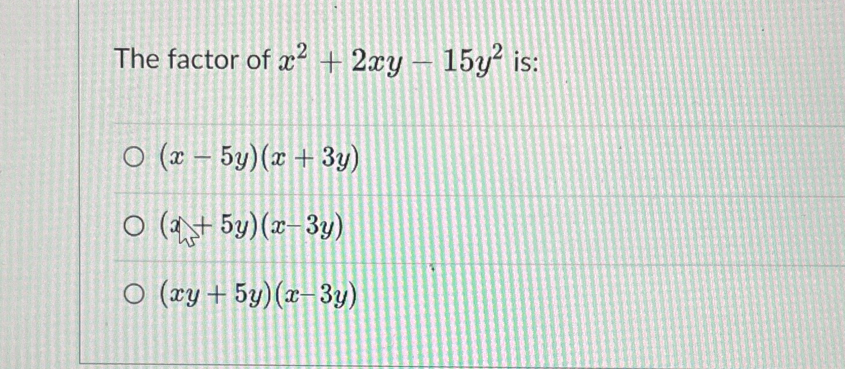 5 x 2 y 15 xy 2