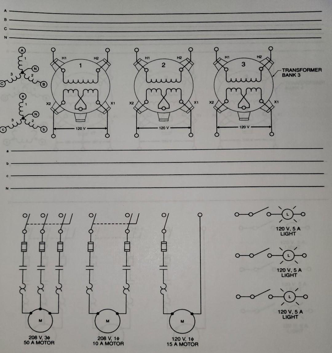 Solved 3 Connect Transformer Bank 3 In A Wye Wye Chegg Com