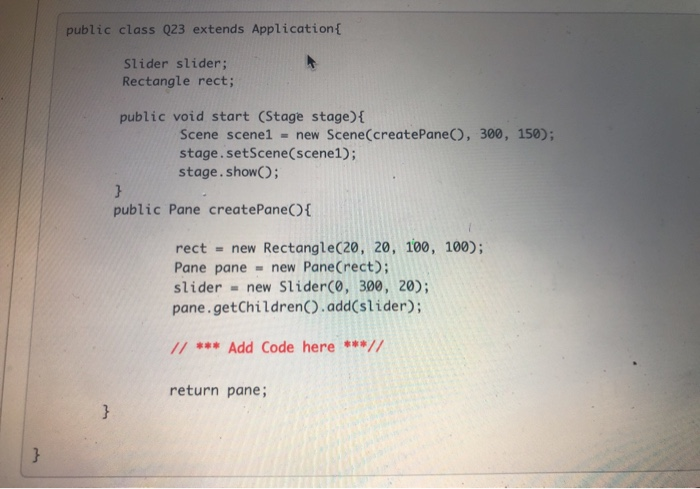 Solved Add code and complete a program to change the x | Chegg.com