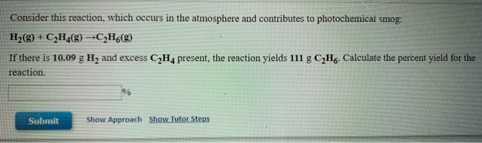 Solved Consider this reaction which occurs in the Chegg