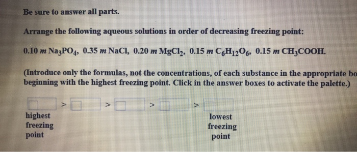 Solved Arrange the following in decreasing order 4.1 m² 410