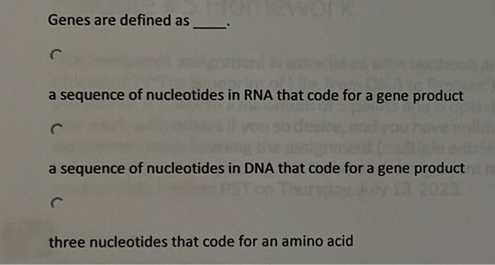 groups of three rna nucleotides code for specific