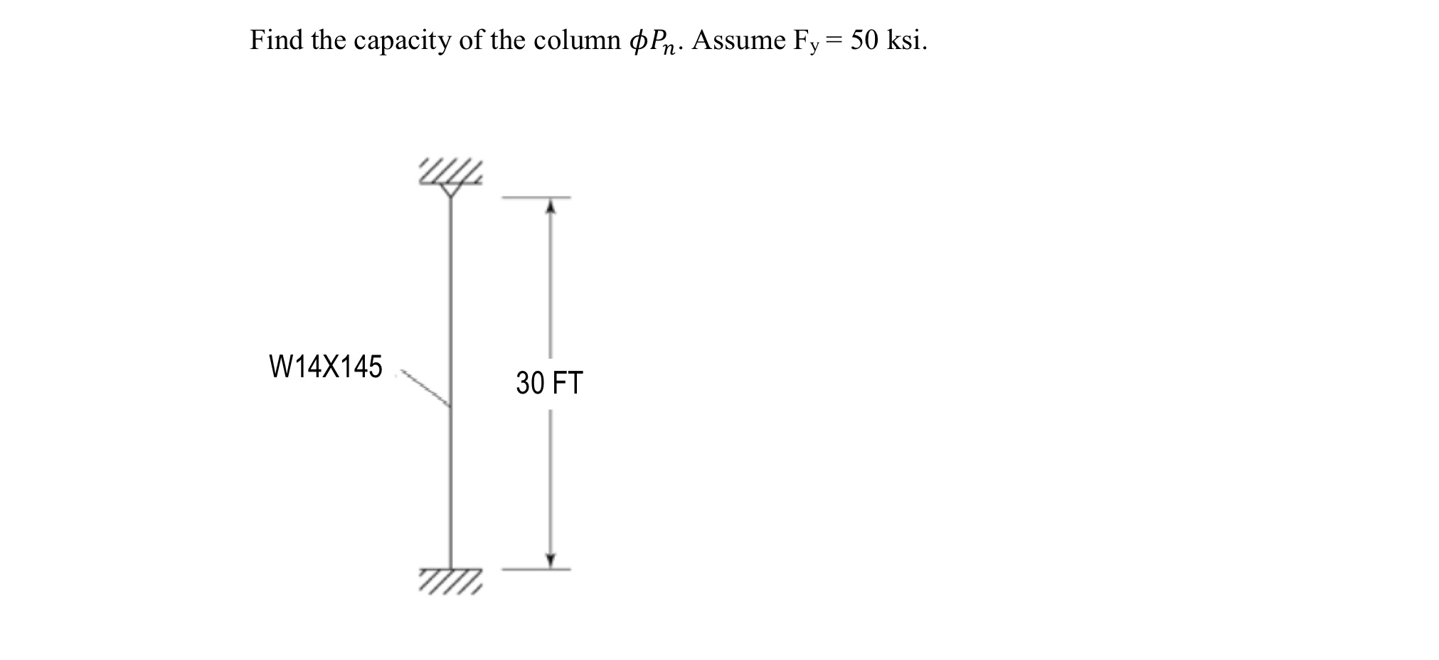 Solved Find the capacity of the column φPn. ﻿Assume | Chegg.com