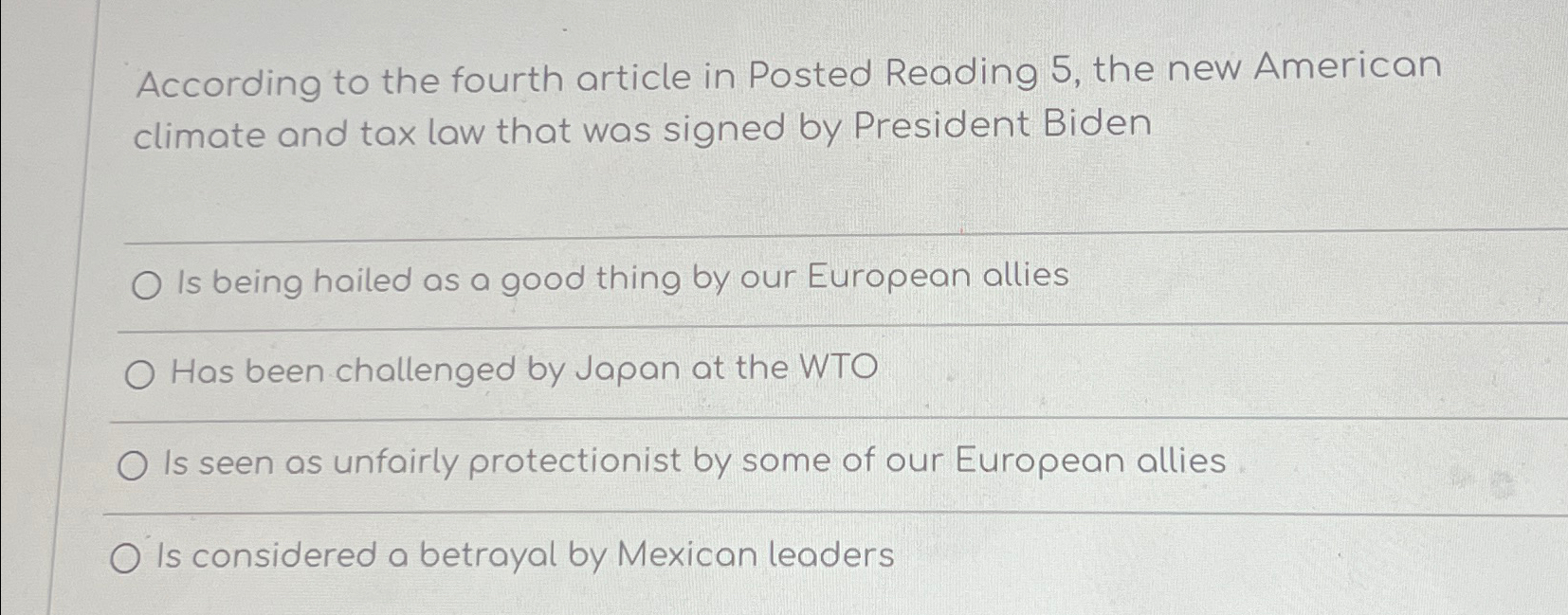 Solved According to the fourth article in Posted Reading 5, | Chegg.com