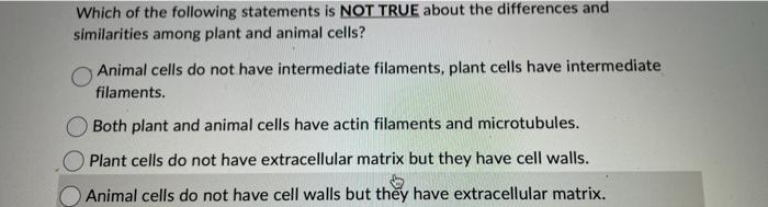 Solved Which of the following statements is NOT TRUE about | Chegg.com