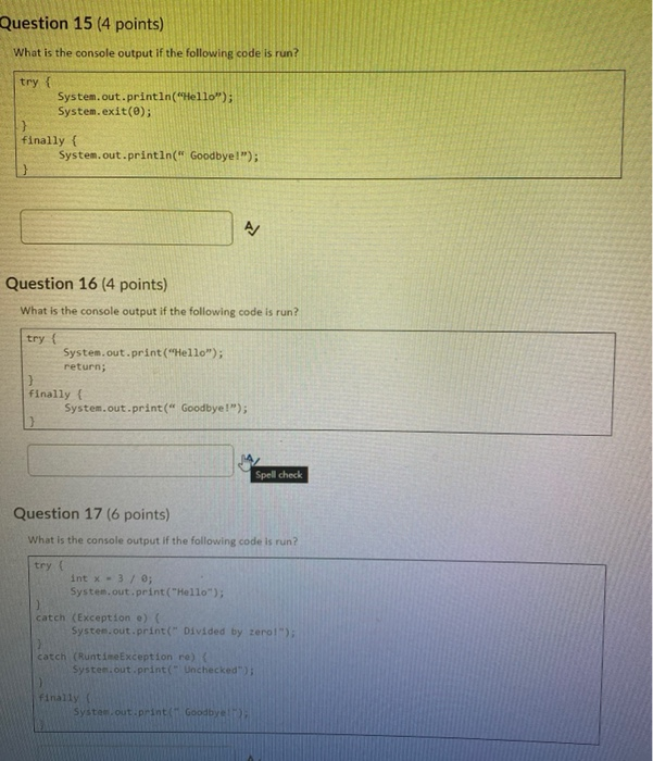 Solved Question 15 (4 points) What is the console output if | Chegg.com