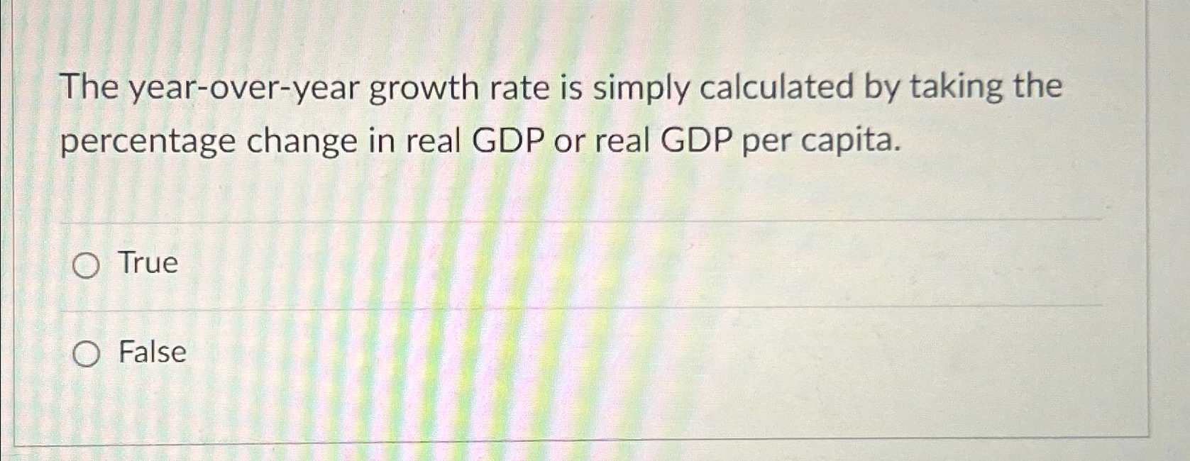 gdp growth per year calculator