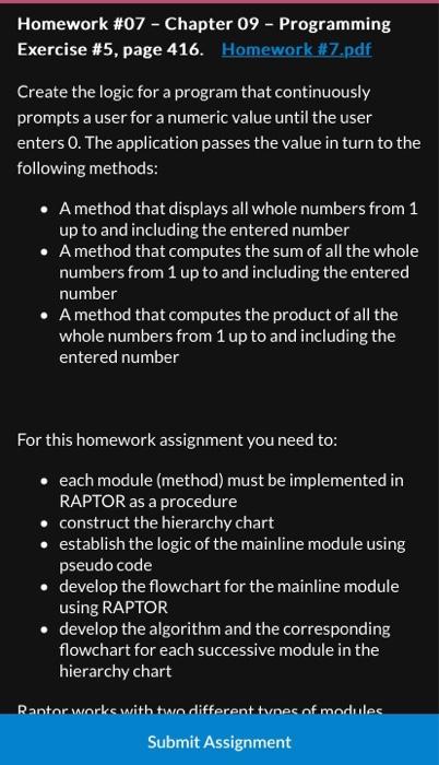 Solved Homework \#07 - Chapter 09 - Programming Exercise | Chegg.com