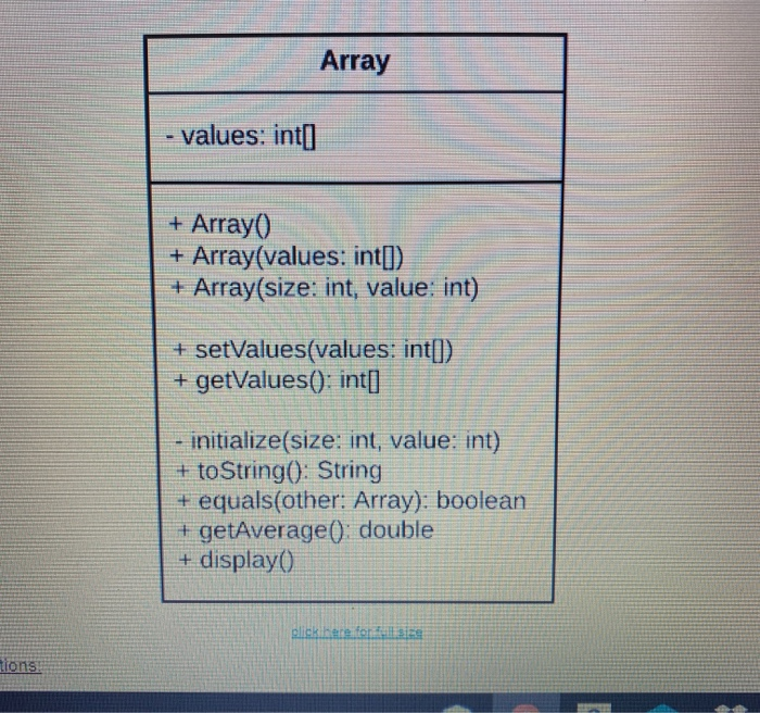 Solved Array - values: into + Array() + Array(values: intſ) | Chegg.com
