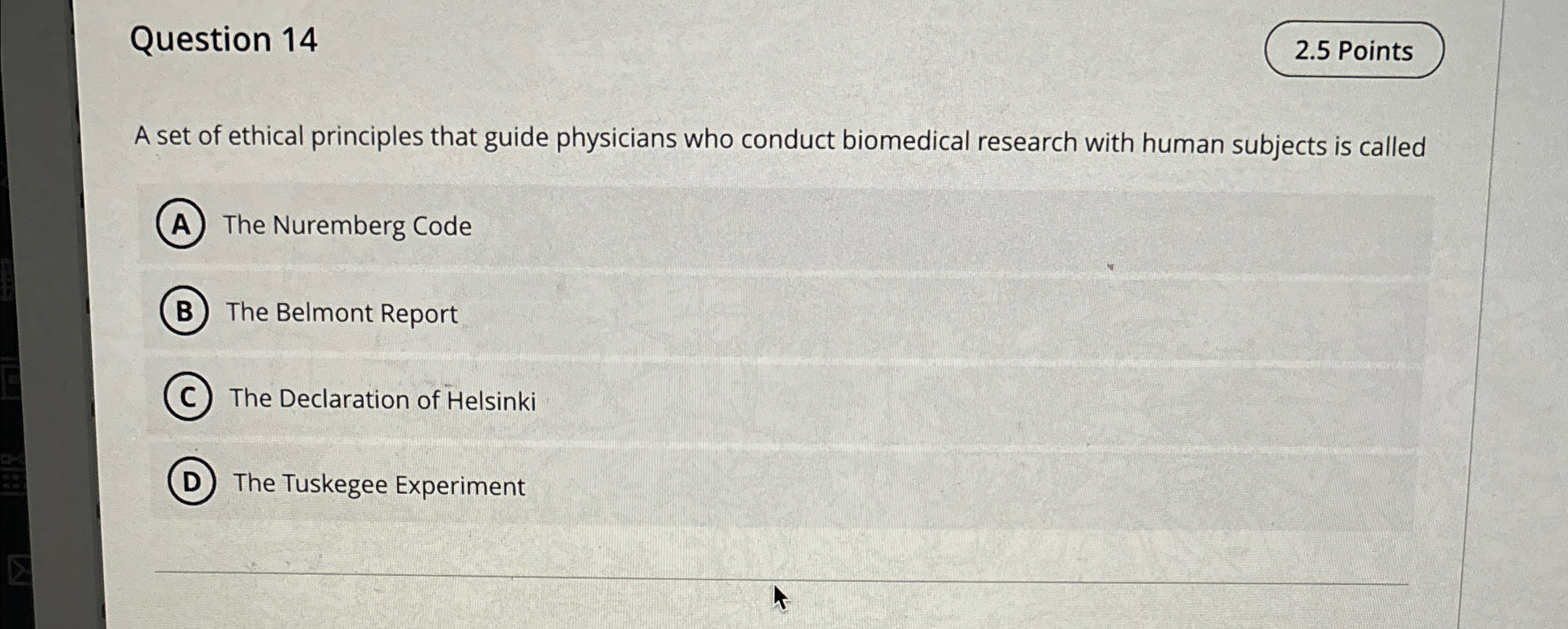 Solved Question 14A set of ethical principles that guide | Chegg.com